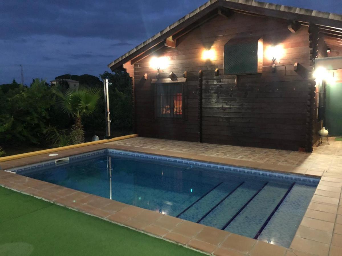 Casa De Madera El Oasis El Palomar Villa Sevilla Bagian luar foto