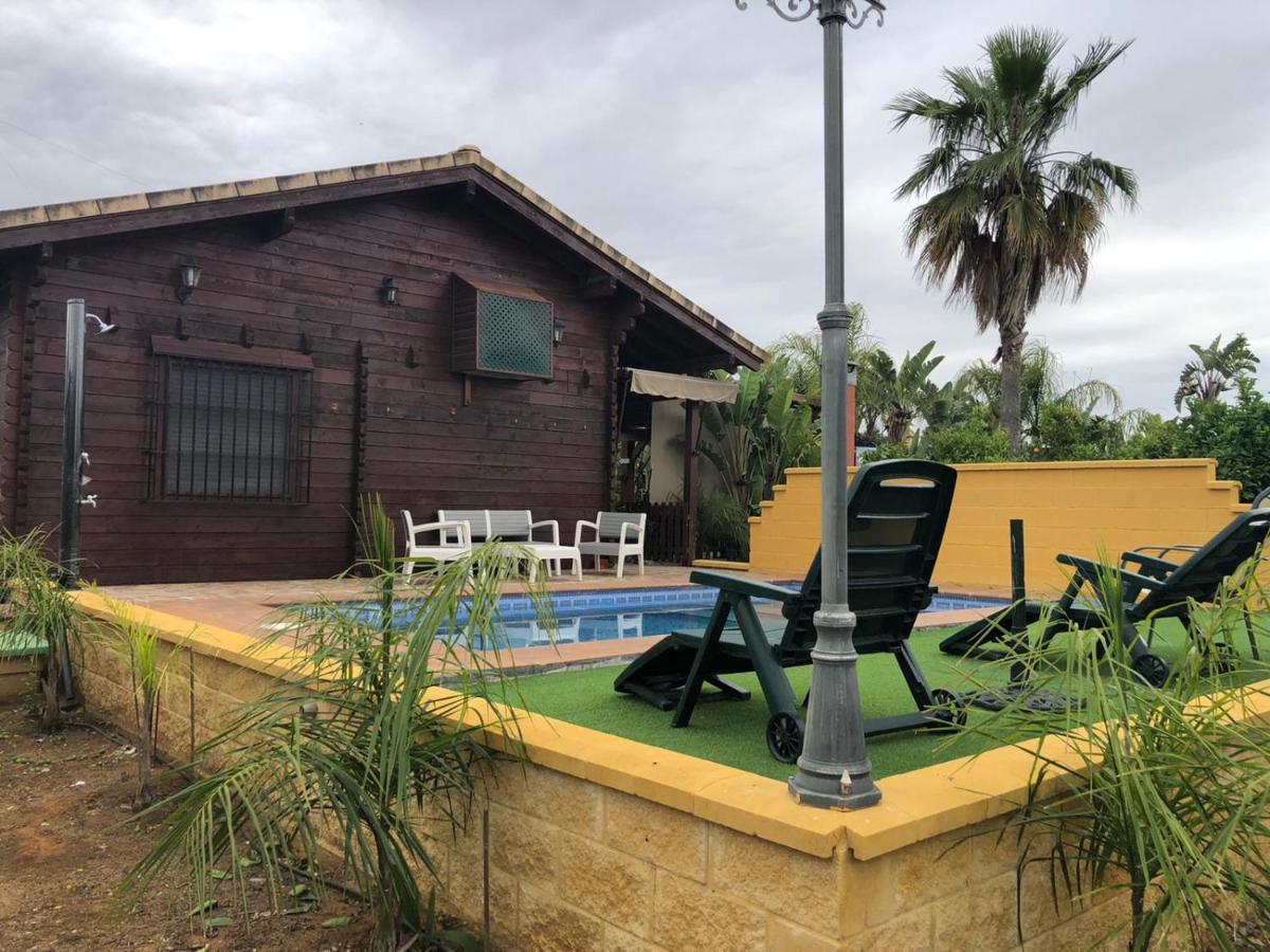 Casa De Madera El Oasis El Palomar Villa Sevilla Bagian luar foto